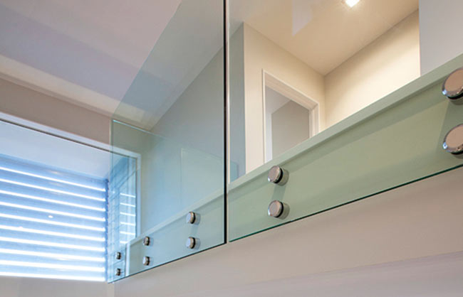 internal glass balustrade