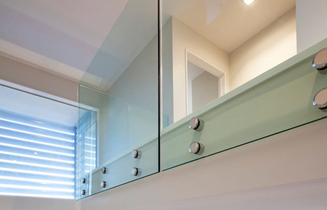 internal glass balustrade