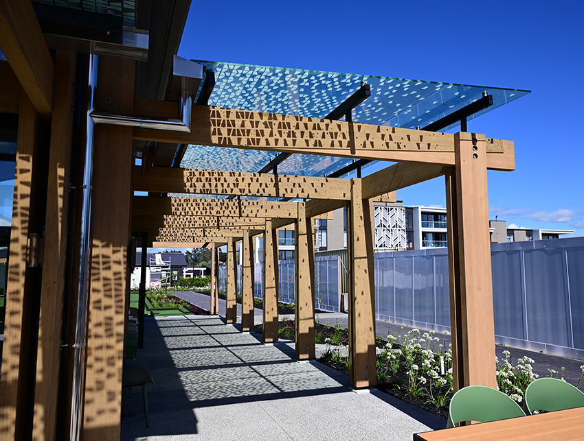 glass canopy