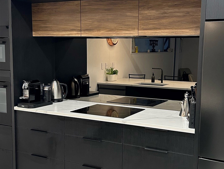 glass splashback