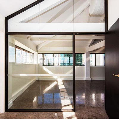 glass partitions