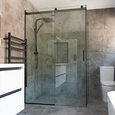 sliding shower