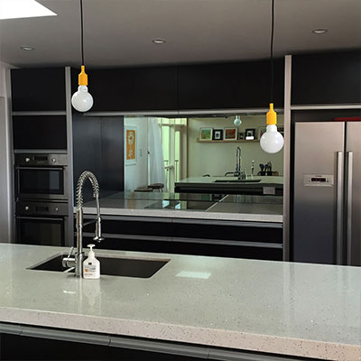 mirror splashback